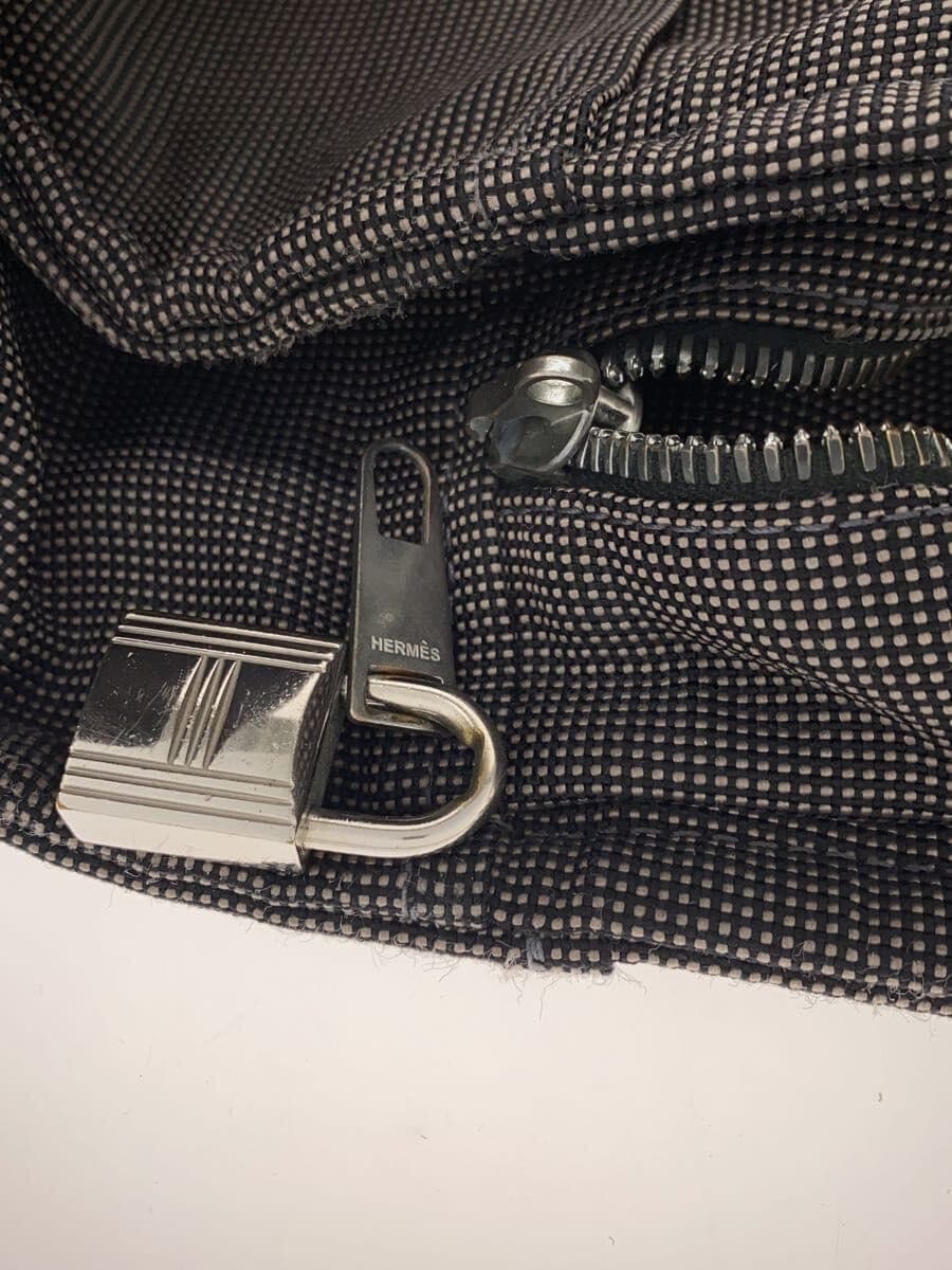 HERMES Tote Bag Polyester GRY 7