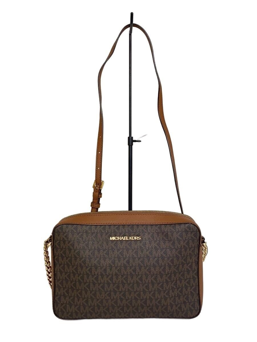 MICHAEL KORS Shoulder Bag PVC BRW All Over Pattern PA-2010