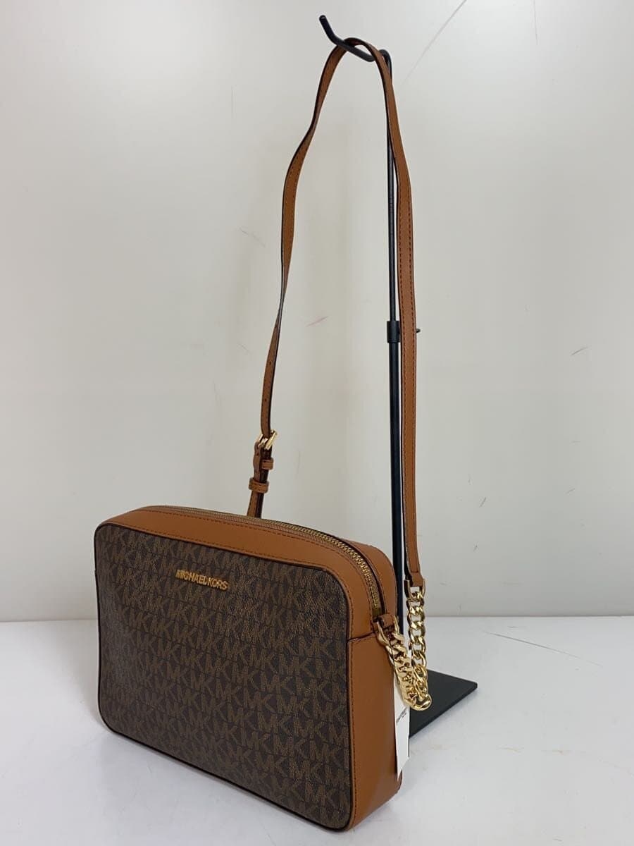 MICHAEL KORS Shoulder Bag PVC BRW All Over Pattern PA-2010 2