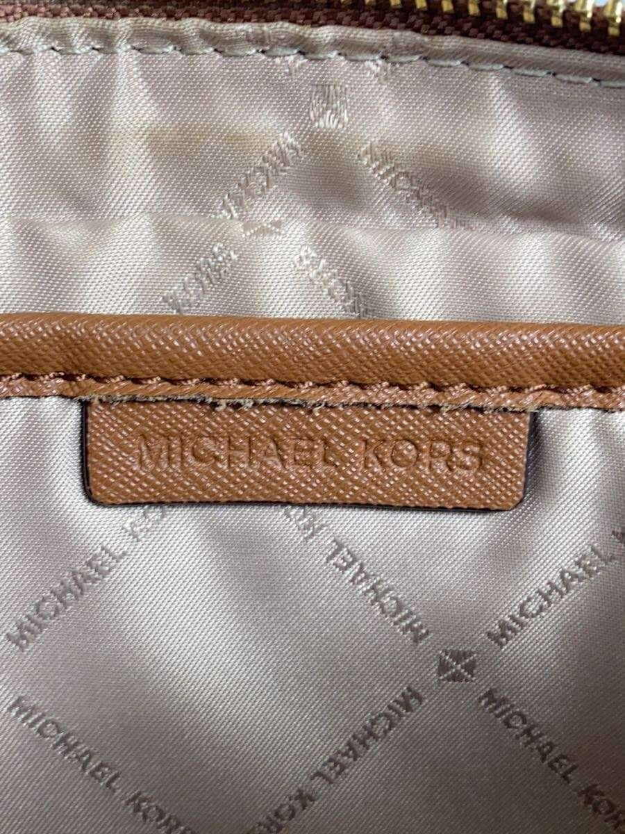 MICHAEL KORS Shoulder Bag PVC BRW All Over Pattern PA-2010 5