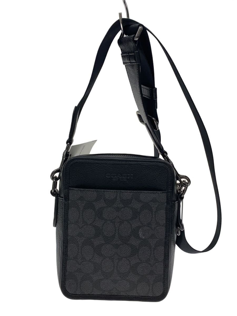 COACH Shoulder Bag -- BLK All-over Pattern CW388