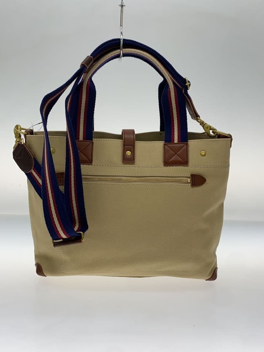 SILVER LAKE CLUB Tote Bag Canvas BEG 3
