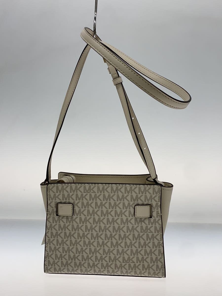 MICHAEL KORS shoulder bag -- WHT all-over pattern 35H1GHMC8B 3