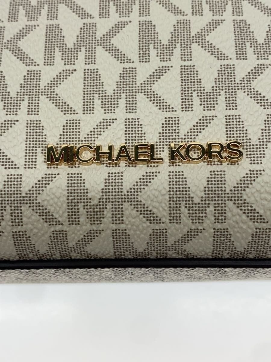 MICHAEL KORS shoulder bag -- WHT all-over pattern 35H1GHMC8B 5