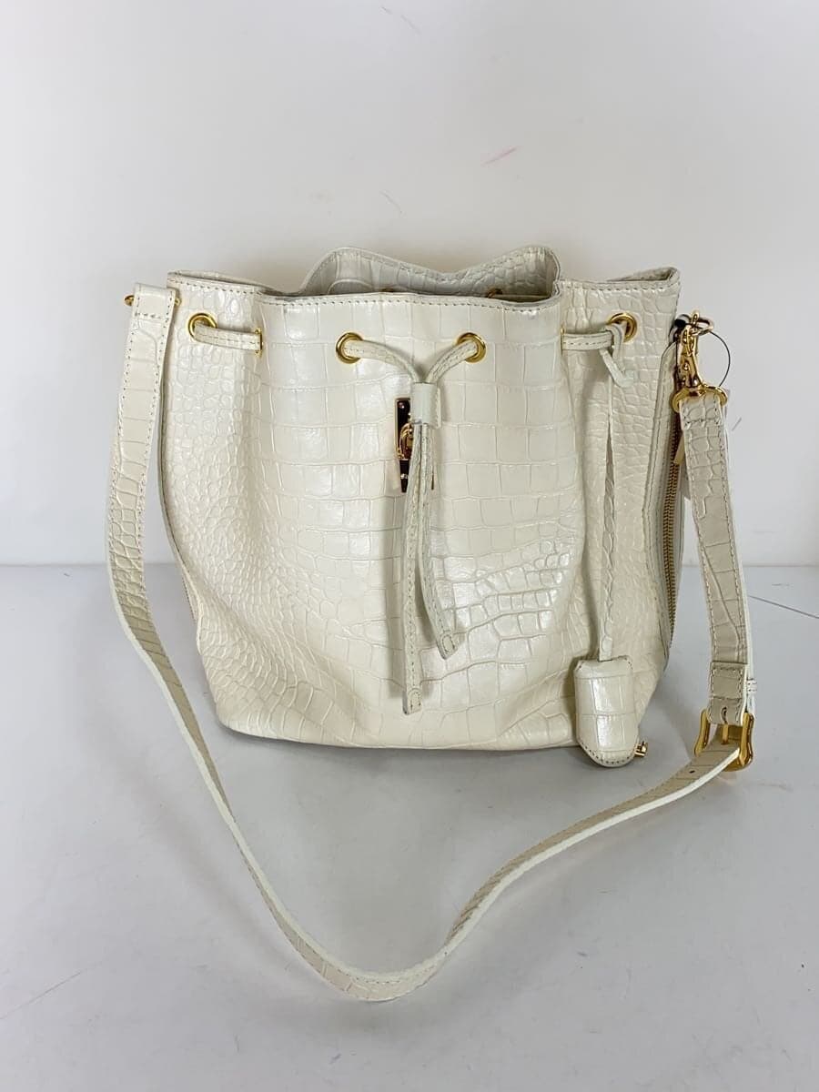 Samantha Thavasa handbag leather WHT