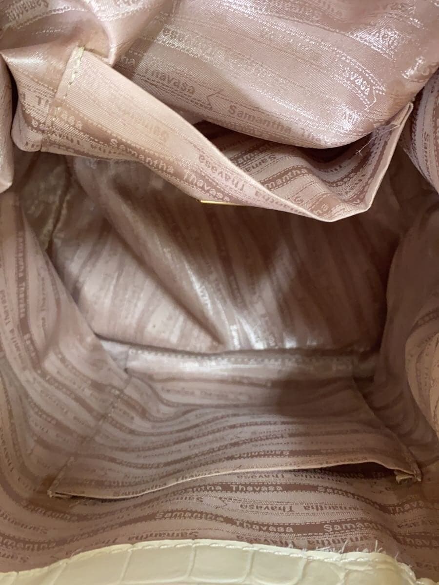 Samantha Thavasa handbag leather WHT 5