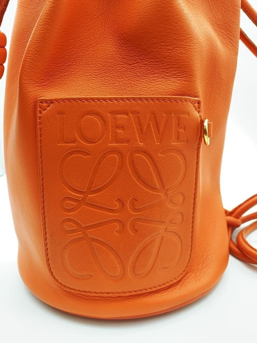 LOEWE Shoulder Bag Leather ORN Solid 5