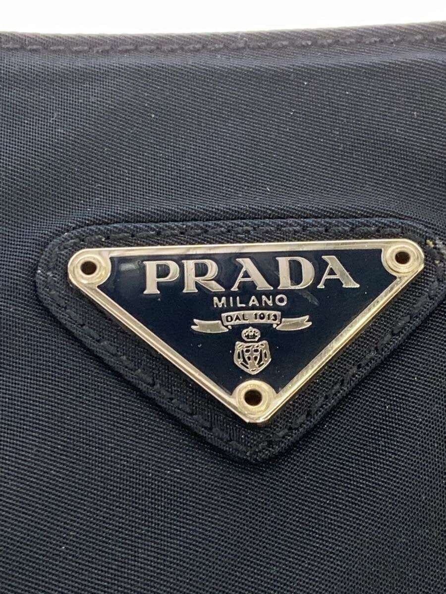 PRADA tote bag nylon navy plain 5