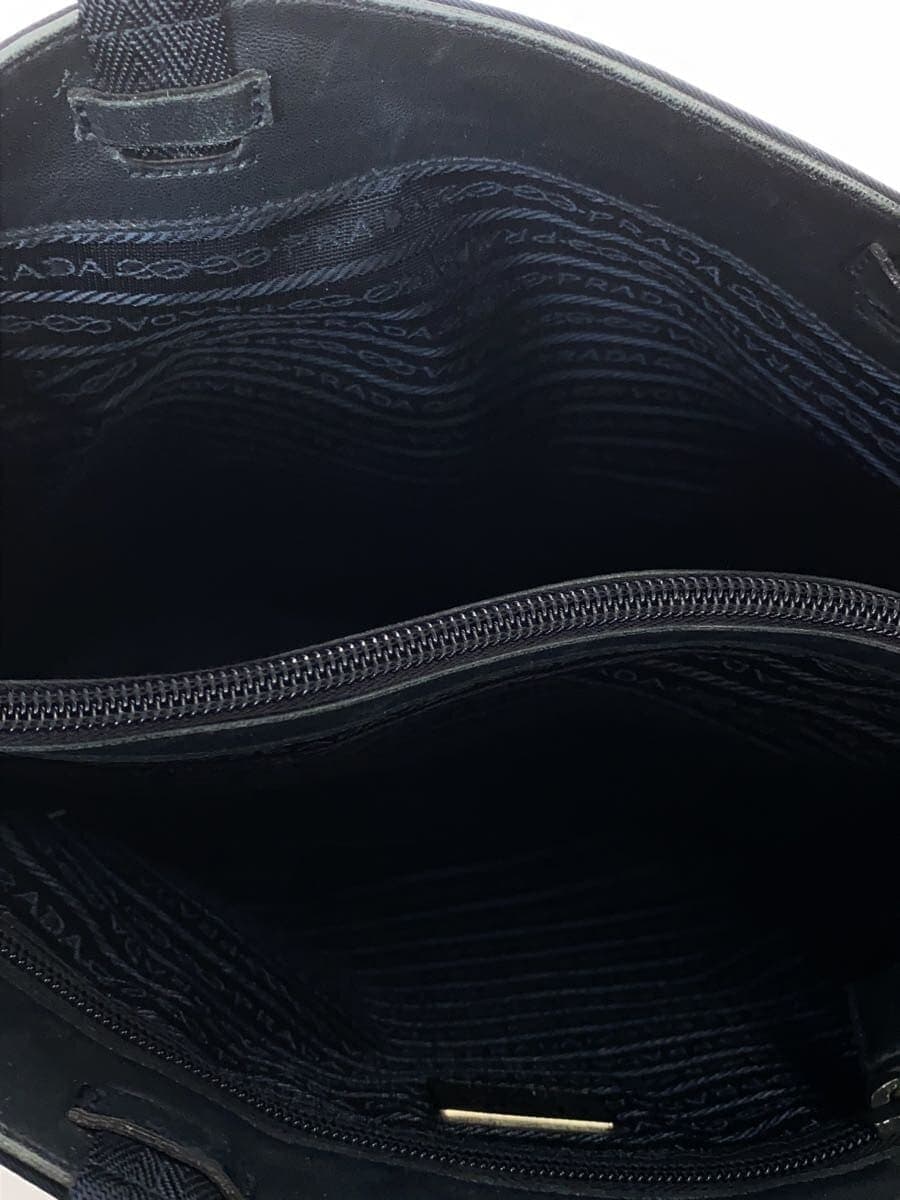 PRADA tote bag nylon navy plain 6