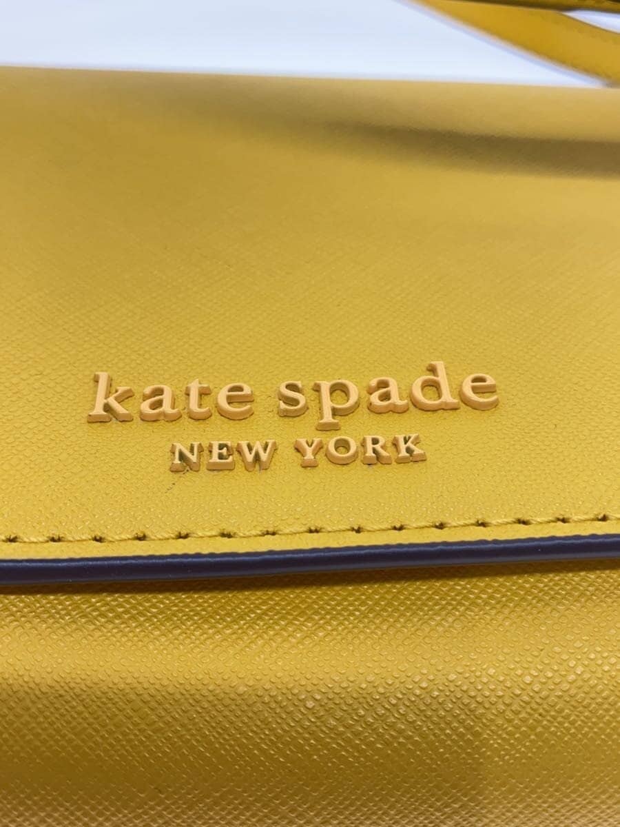Kate Spade New York shoulder bag leather YLW WLRU5890 5