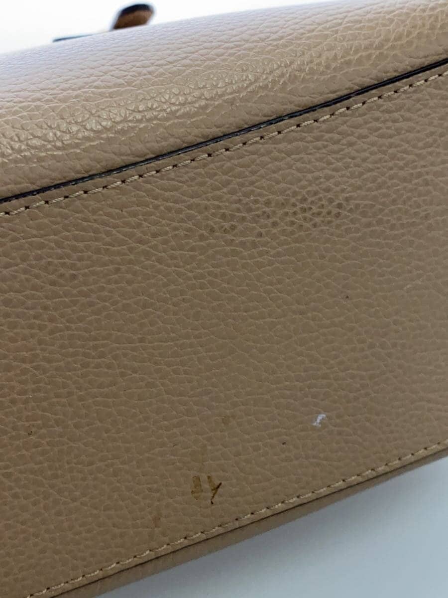 COACH Molly Tote_Beige Leather BEG Solid C4084 7