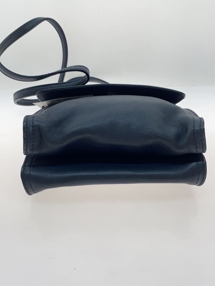 BOTTEGA VENETA Mini Double-Face Shoulder Bag Leather Navy 4