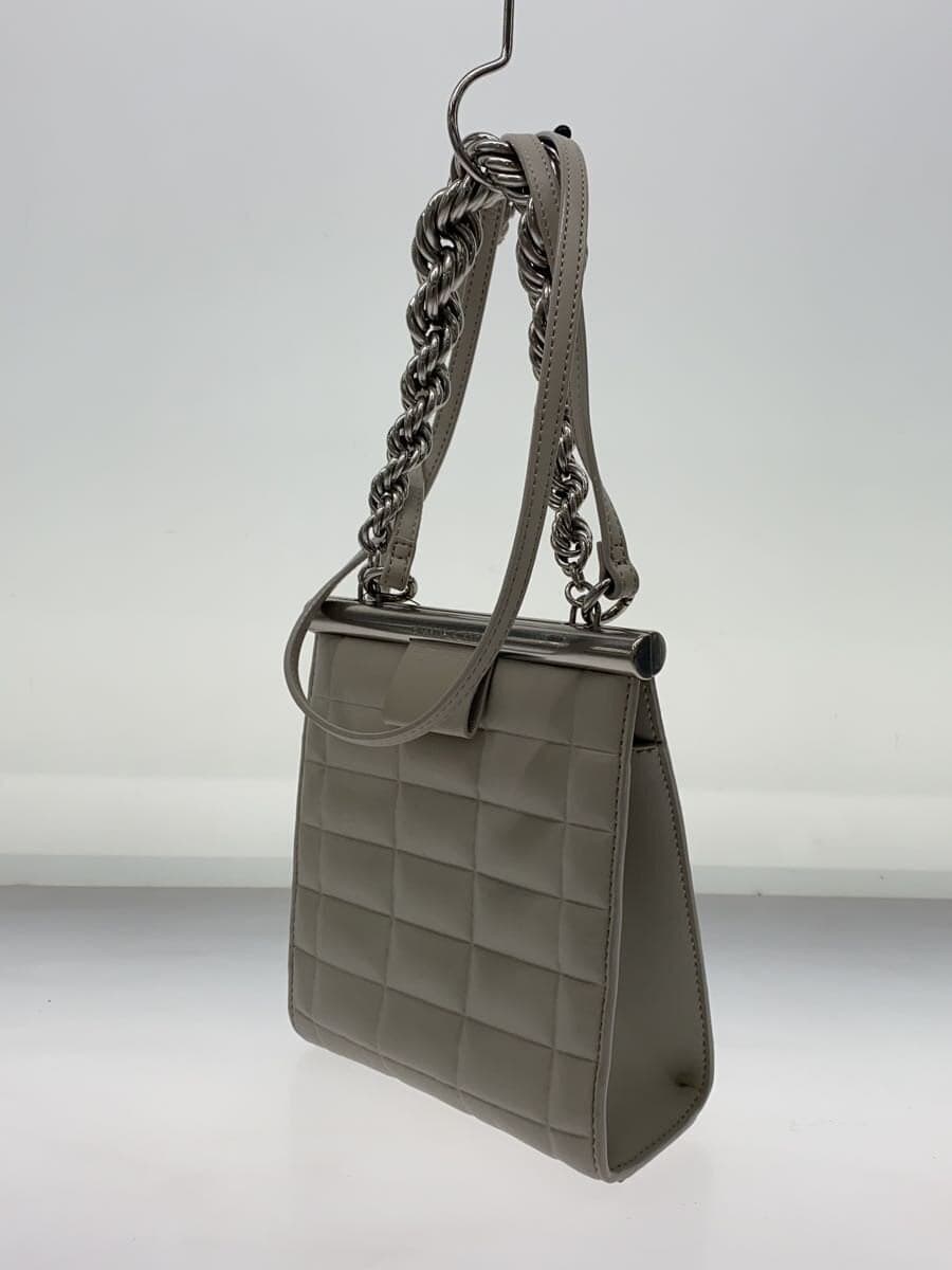 CHARLES&KEITH Shoulder Bag Leather GRY 2