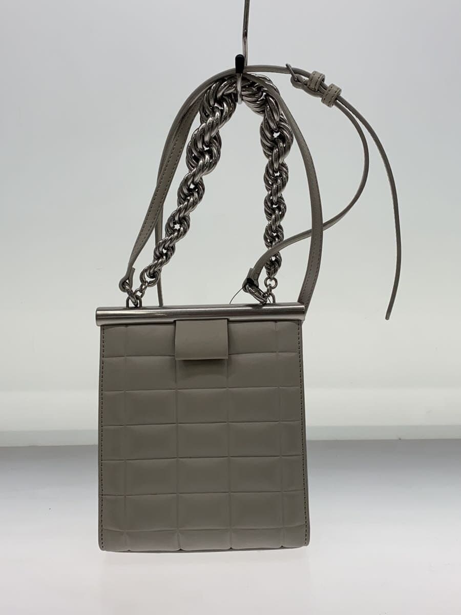 CHARLES&KEITH Shoulder Bag Leather GRY 3