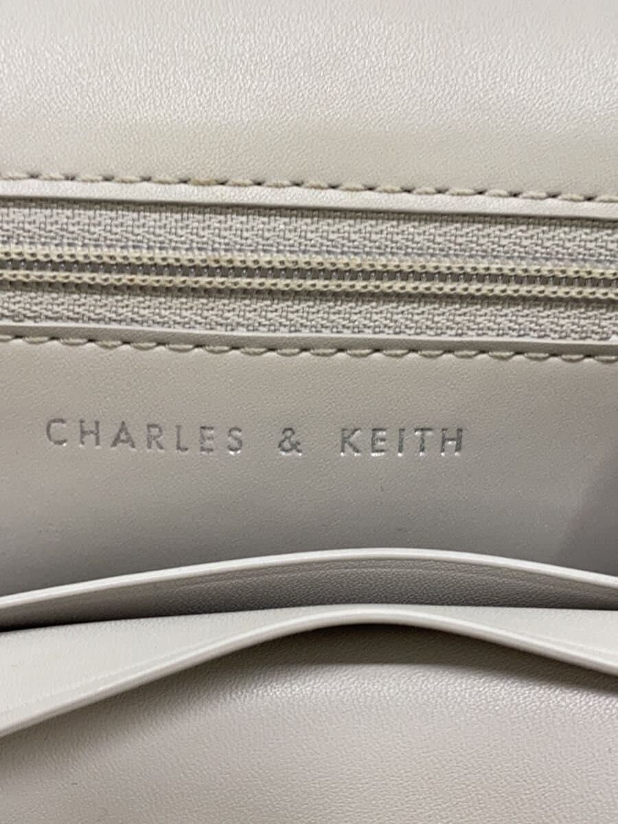 CHARLES&KEITH Shoulder Bag Leather GRY 5