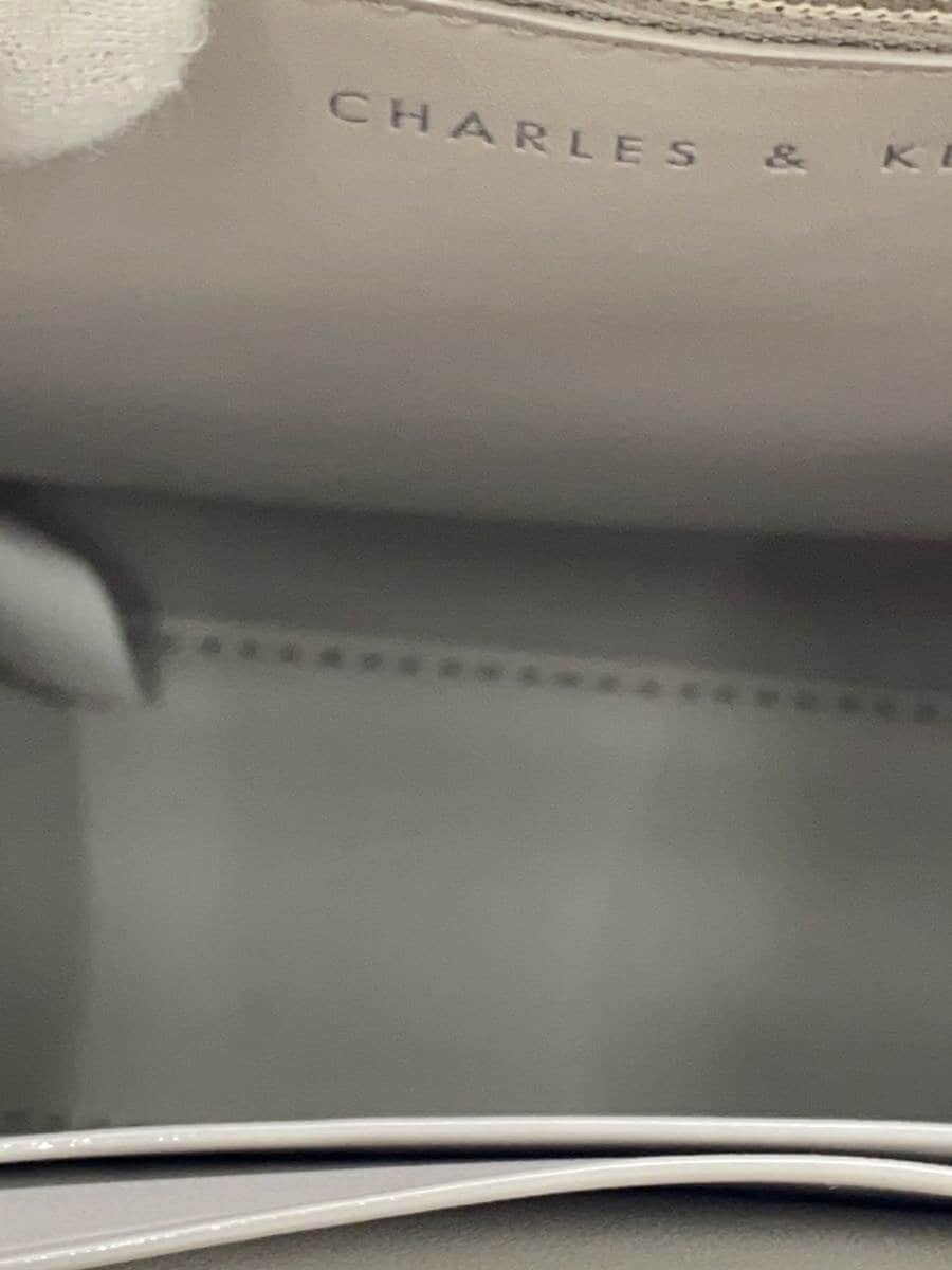 CHARLES&KEITH Shoulder Bag Leather GRY 6