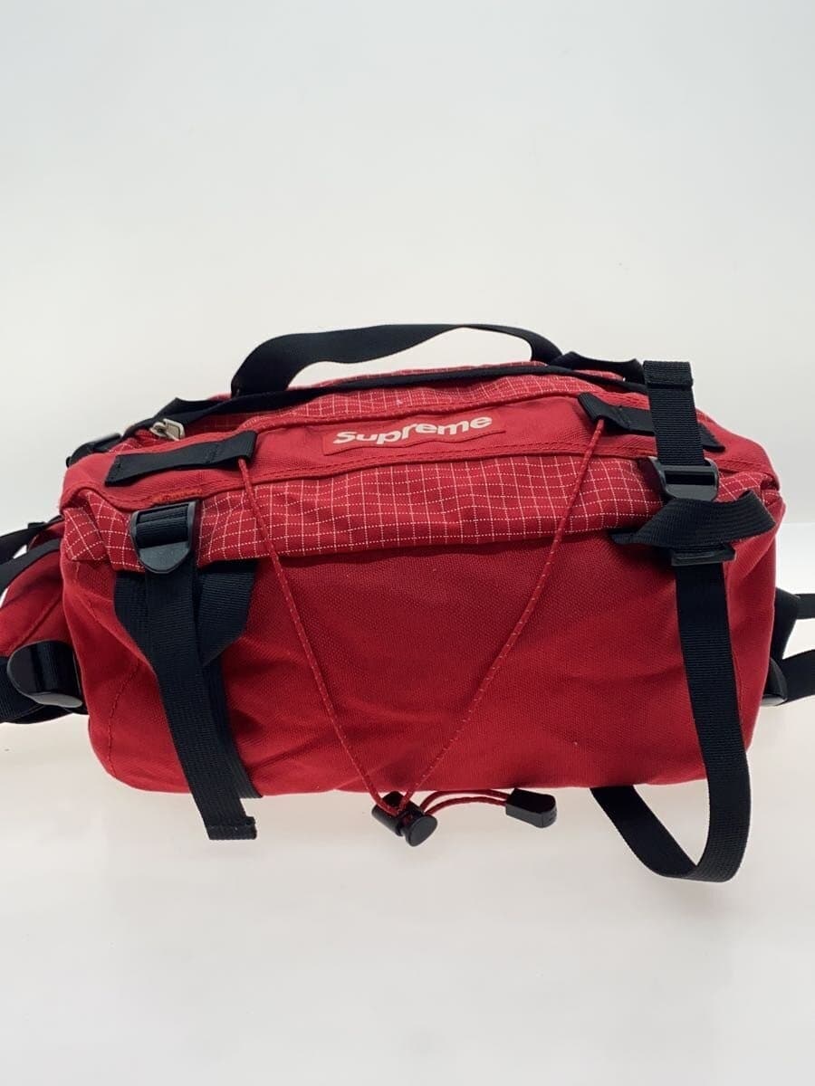 Supreme 09AW Ripstop Mountain Bag Waist Bag RED Check 4