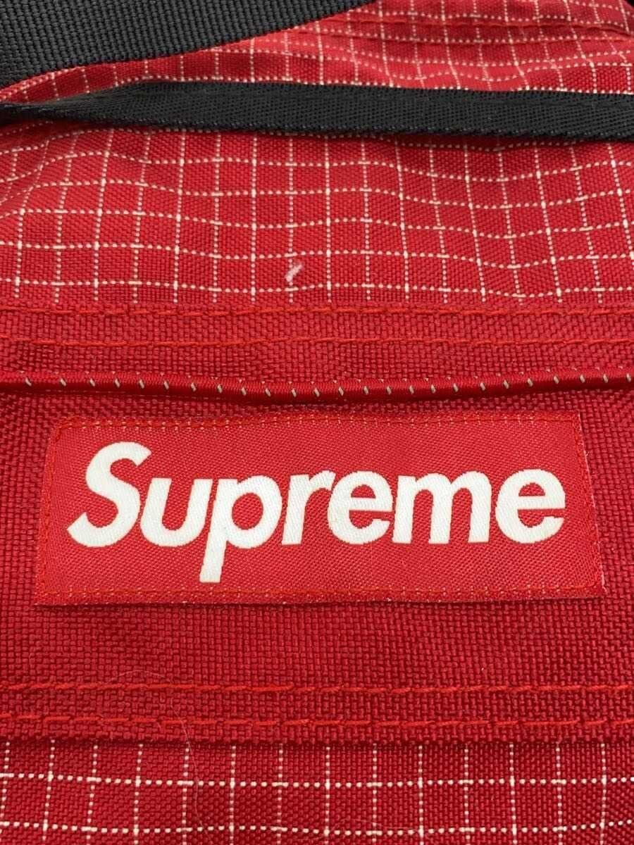 Supreme 09AW Ripstop Mountain Bag Waist Bag RED Check 5