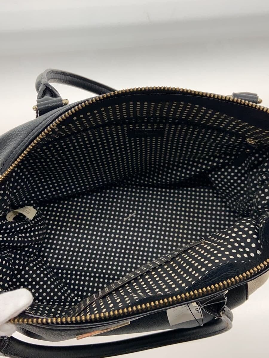 Kate Spade New York handbag leather bicolor BLK 6