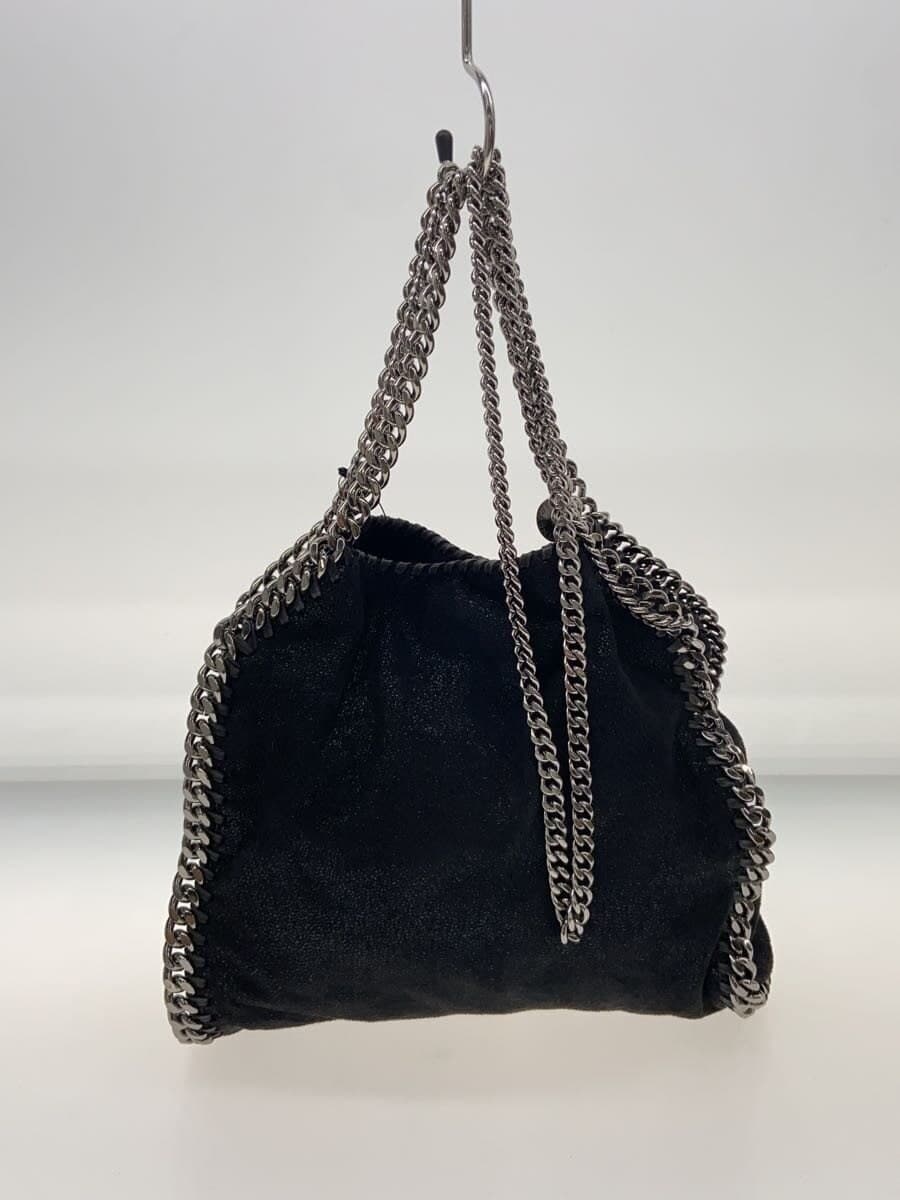 STELLAMcCARTNEY Falabella Mini Shoulder Bag Chain BLK 2WAY 3