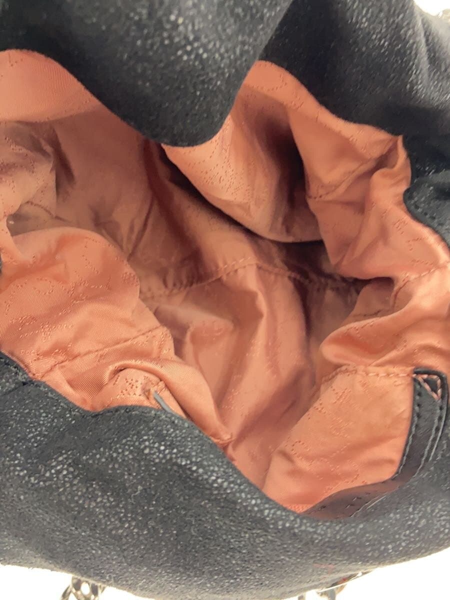 STELLAMcCARTNEY Falabella Mini Shoulder Bag Chain BLK 2WAY 6