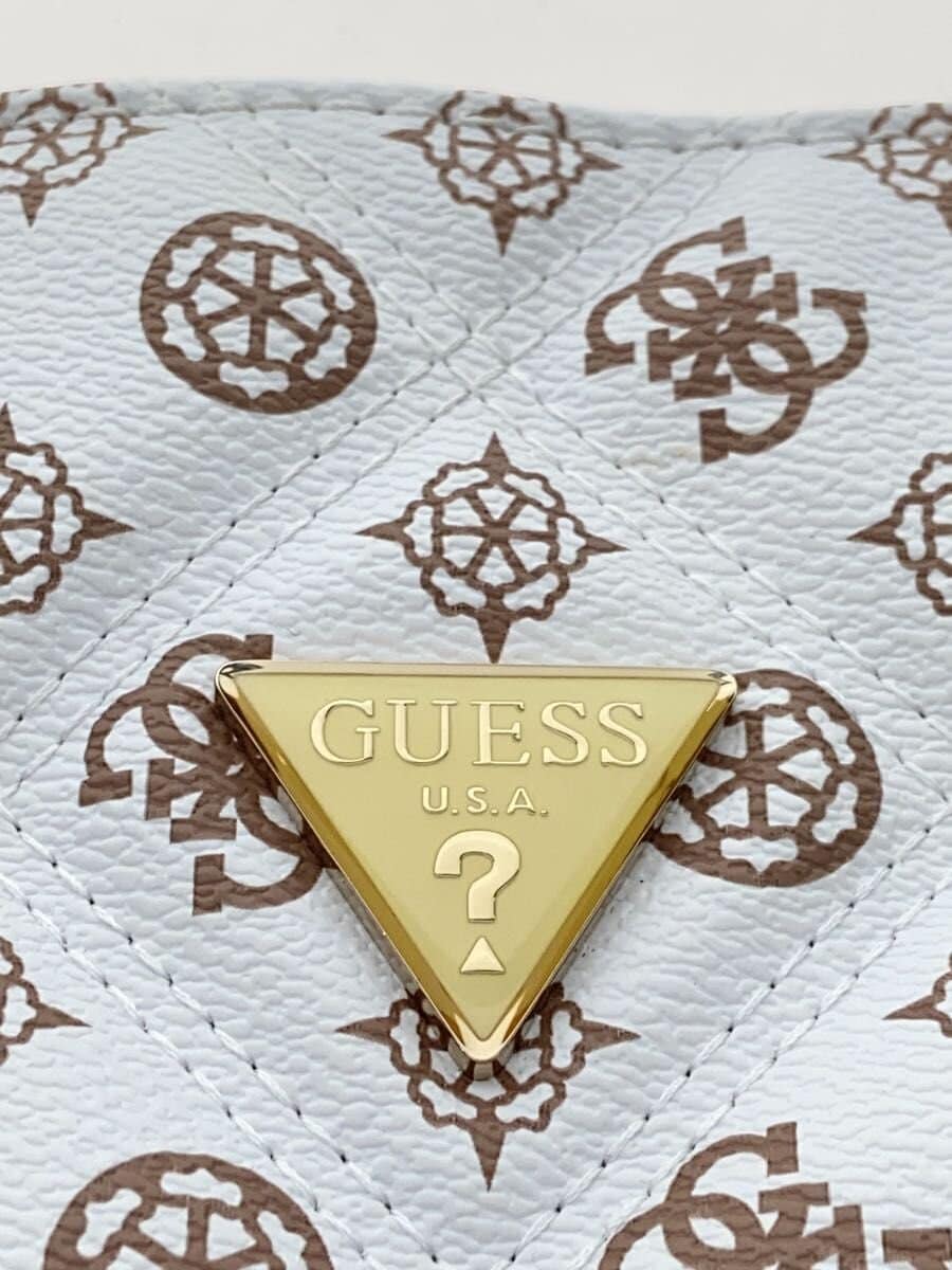 GUESS tote bag WHT all-over pattern 5