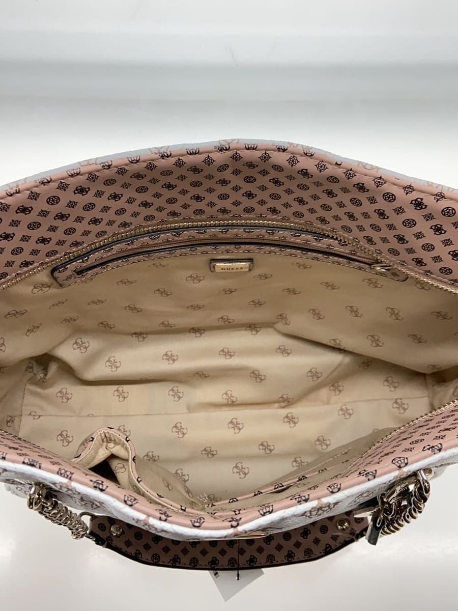 GUESS tote bag WHT all-over pattern 6