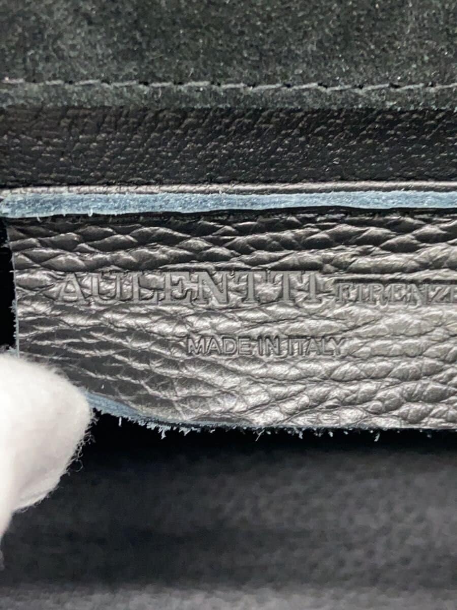 AULENTTI embossed Bamboo Handbag -- BLU Animal 5