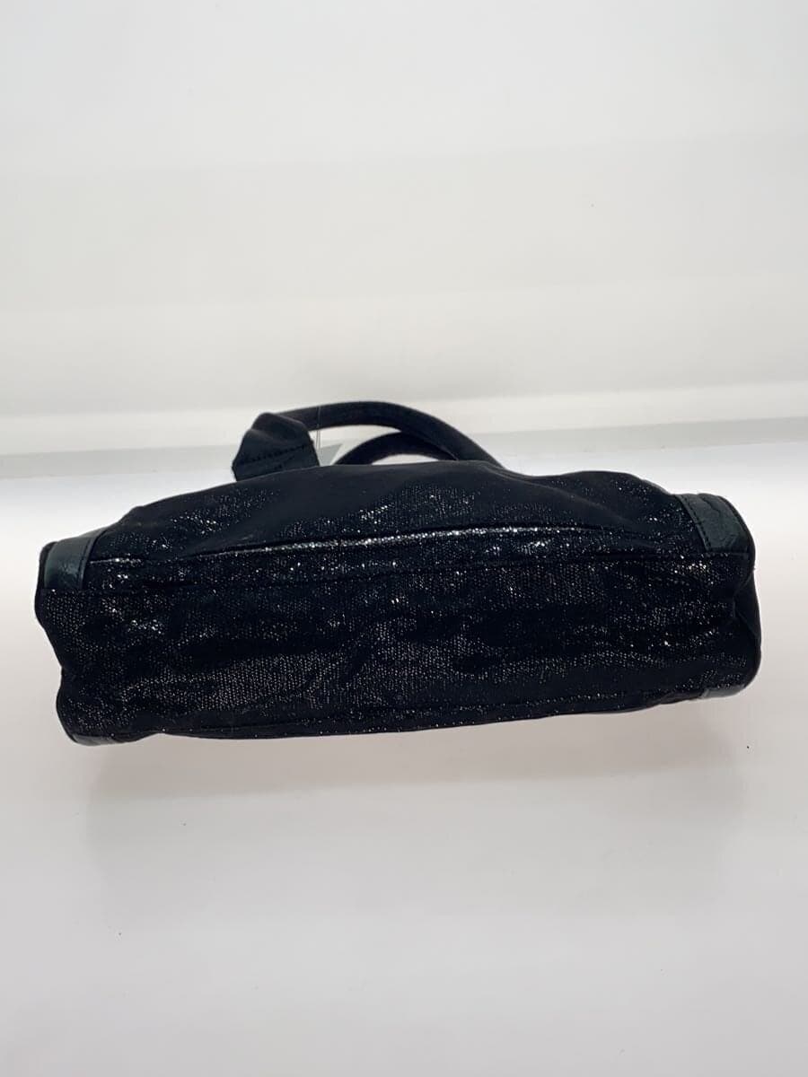 DIESELY2K handbag glitter chain leather BLK 4