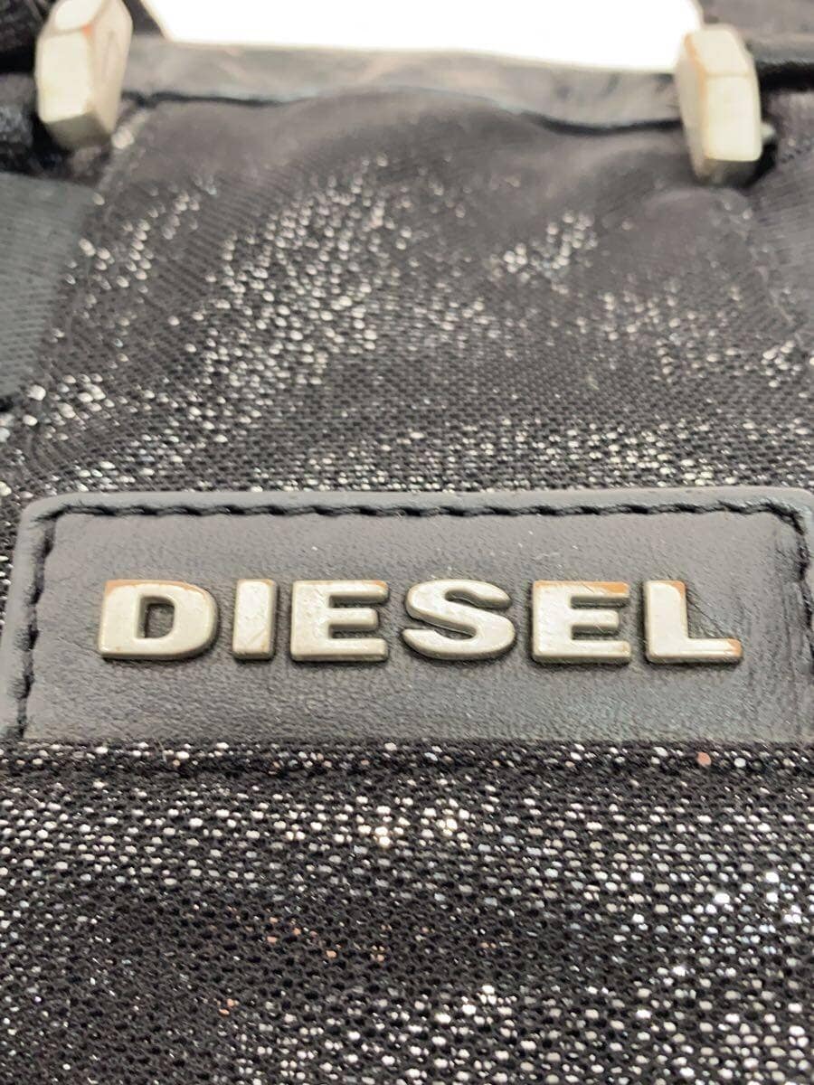 DIESELY2K handbag glitter chain leather BLK 5