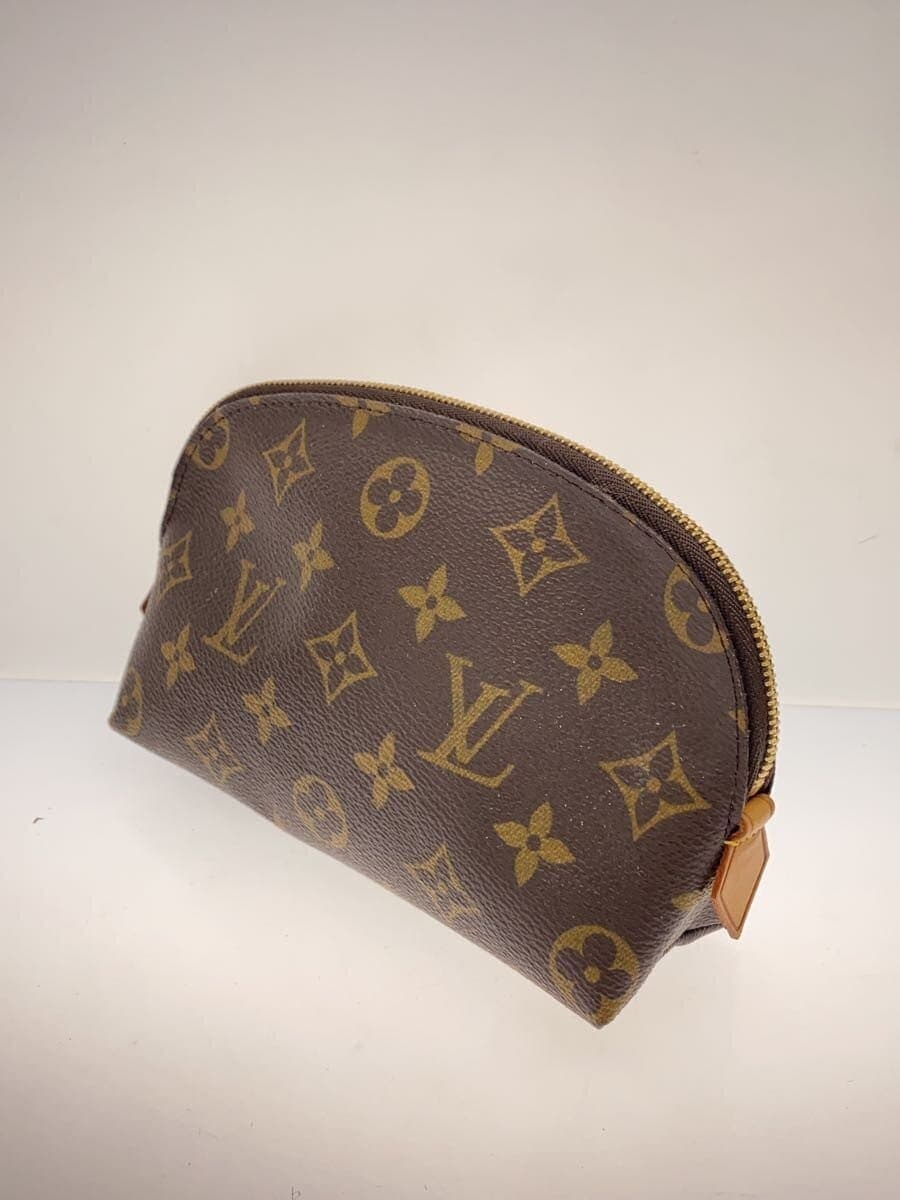 LOUIS VUITTON Pochette Cosmetic PM Monogram Canvas PVC BRW M47515 2