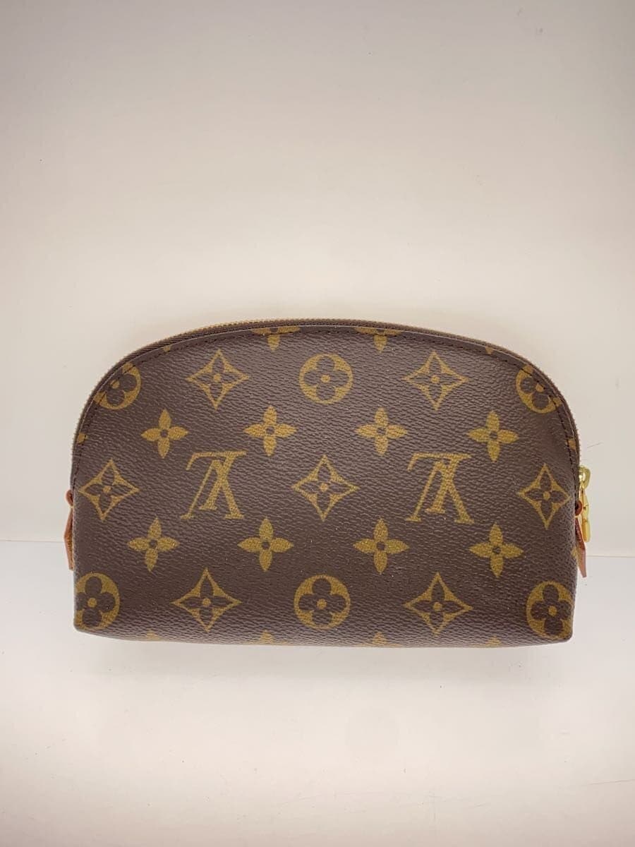 LOUIS VUITTON Pochette Cosmetic PM Monogram Canvas PVC BRW M47515 3