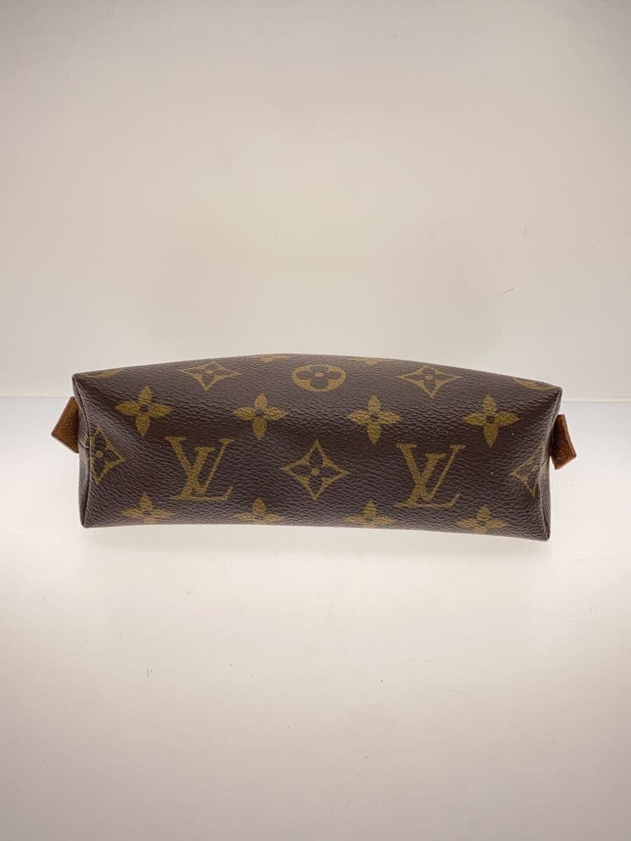 LOUIS VUITTON Pochette Cosmetic PM Monogram Canvas PVC BRW M47515 4