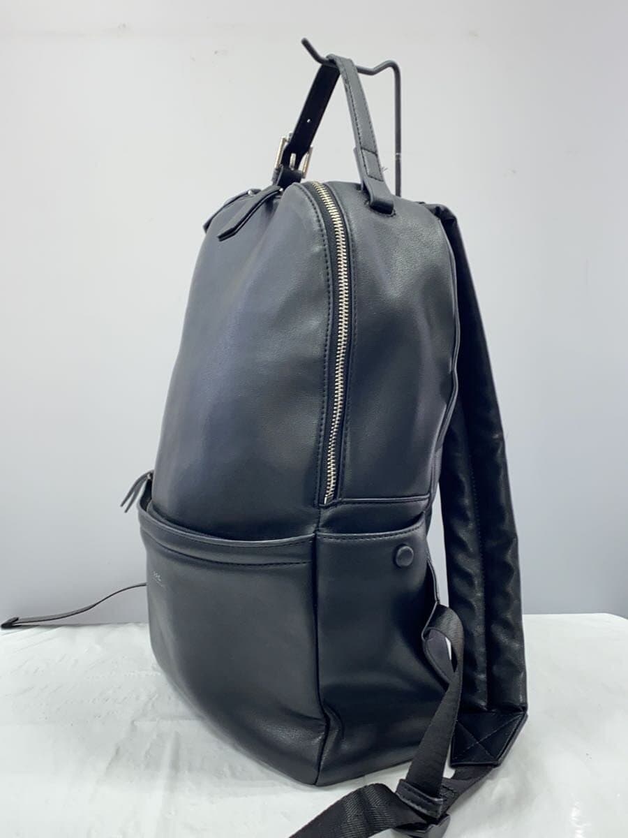 A.P.C. Backpack Leather BLK 2