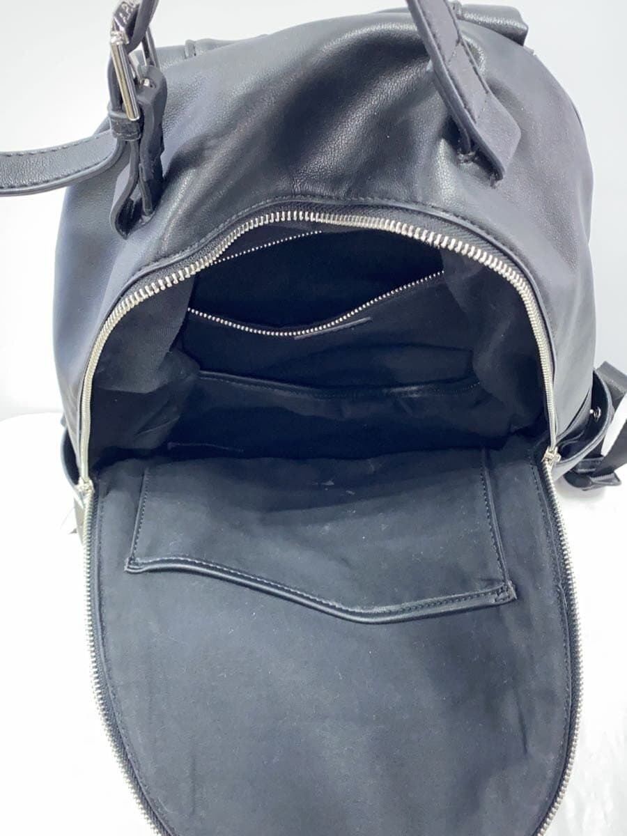 A.P.C. Backpack Leather BLK 6