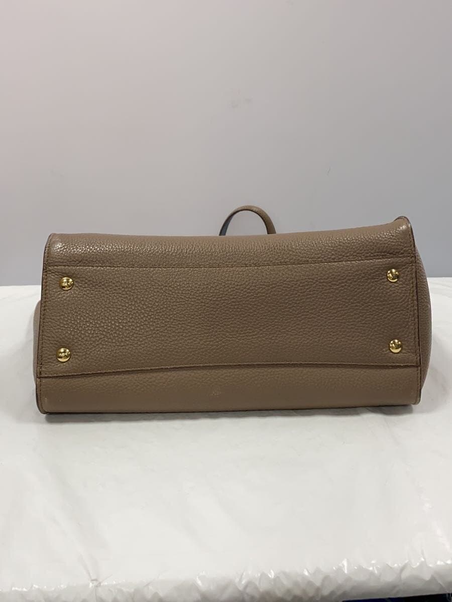 Salvatore Ferragamo Handbag Leather BEG Solid gg-21f216 4