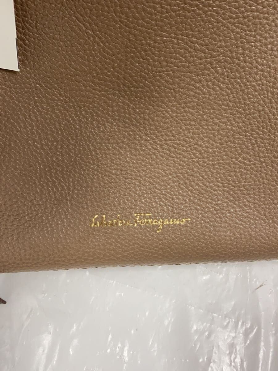 Salvatore Ferragamo Handbag Leather BEG Solid gg-21f216 5