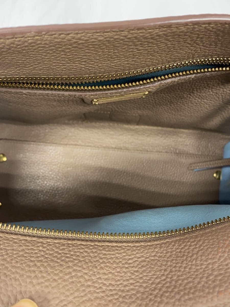 Salvatore Ferragamo Handbag Leather BEG Solid gg-21f216 6