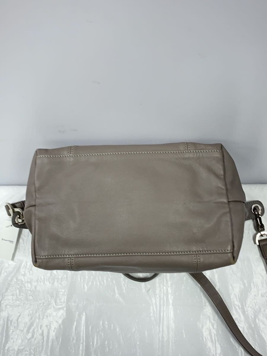 LONGCHAMP Handbag Leather GRY Solid l1512737274 4