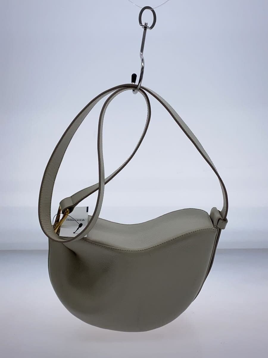 POLENEtonca Shoulder Bag Leather BEG Solid Color 3