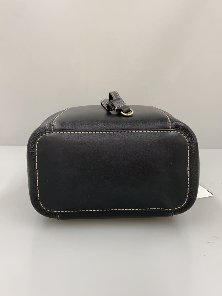 FURLA shoulder bag leather BLK 4