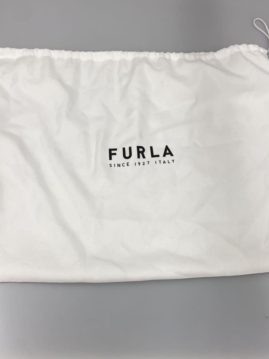 FURLA shoulder bag leather BLK 7