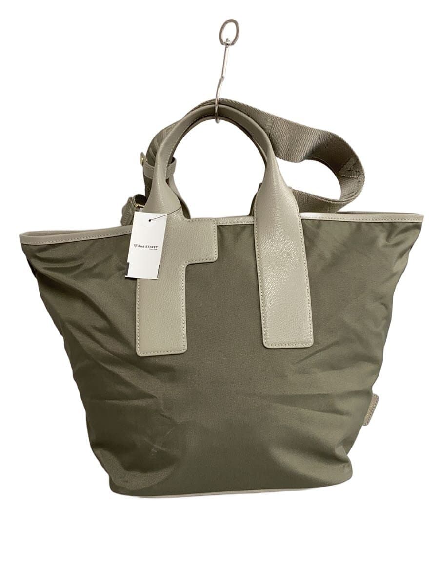 FURLA shoulder bag nylon GRY plain