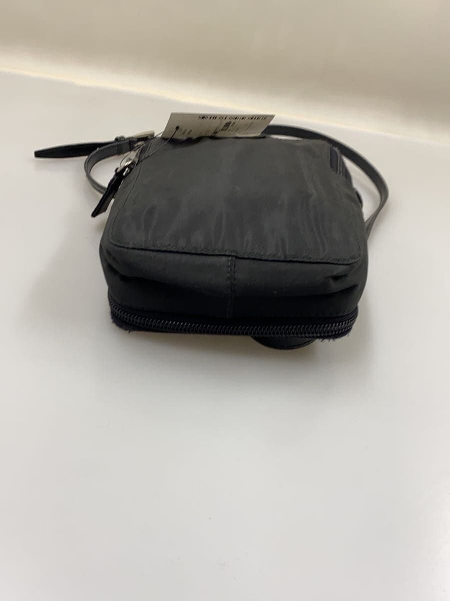 PRADA shoulder bag nylon black plain 4