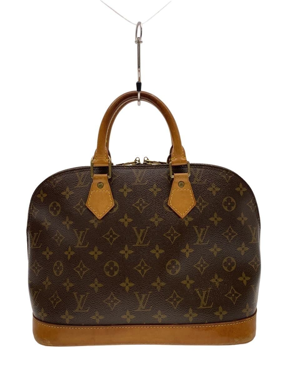 LOUIS VUITTON 1) Alma Monogram Canvas PVC BRW M51130
