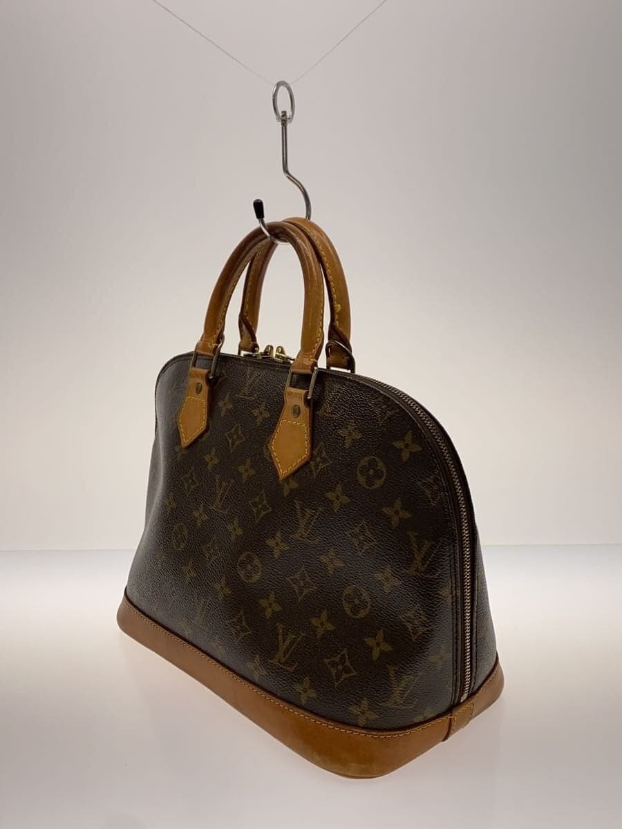 LOUIS VUITTON 1) Alma Monogram Canvas PVC BRW M51130 2