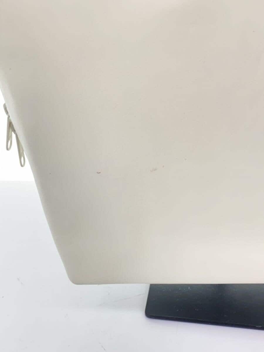 KLON180 ONE-EIGHTY TOTE MINI Tote Bag Cowhide Leather WHT Surface Stains 7