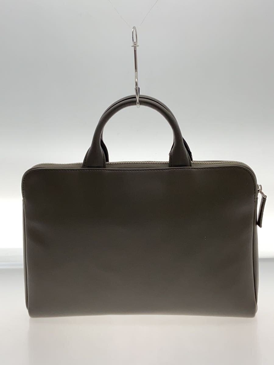 TRION Briefcase Cowhide GRY SA111 3