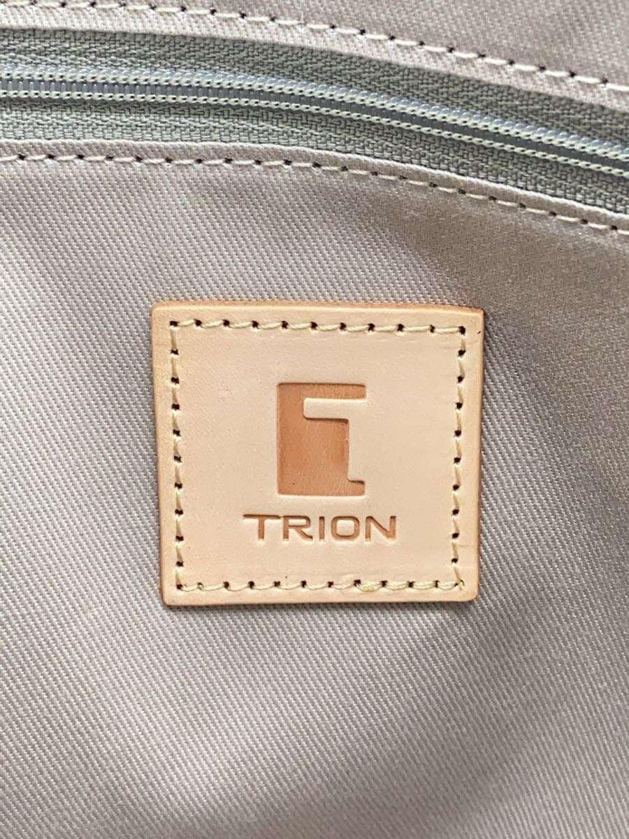 TRION Briefcase Cowhide GRY SA111 5