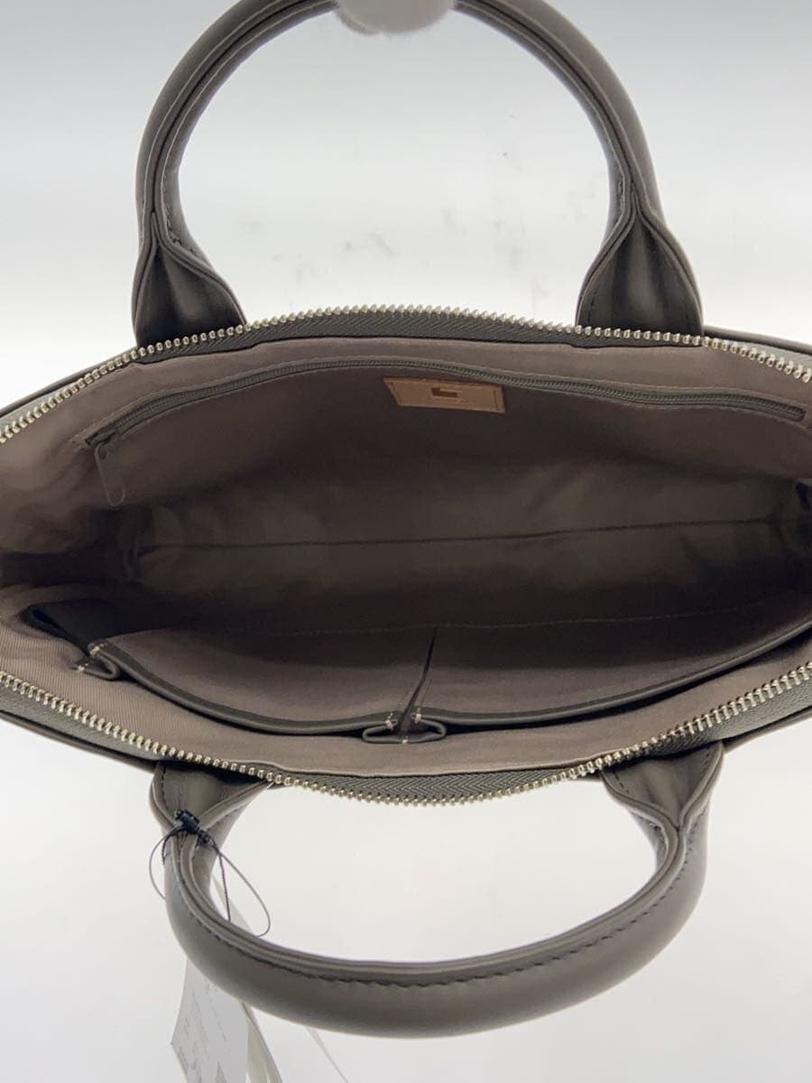 TRION Briefcase Cowhide GRY SA111 6